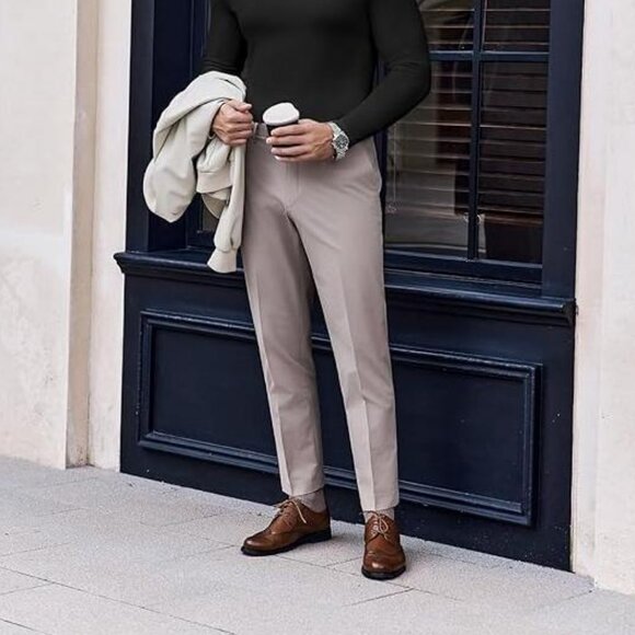 Ermenegildo Zegna Other - Ermenegildo Zegna Cashmere Cotton Trouser Pants Straight Tapered Leg Designer